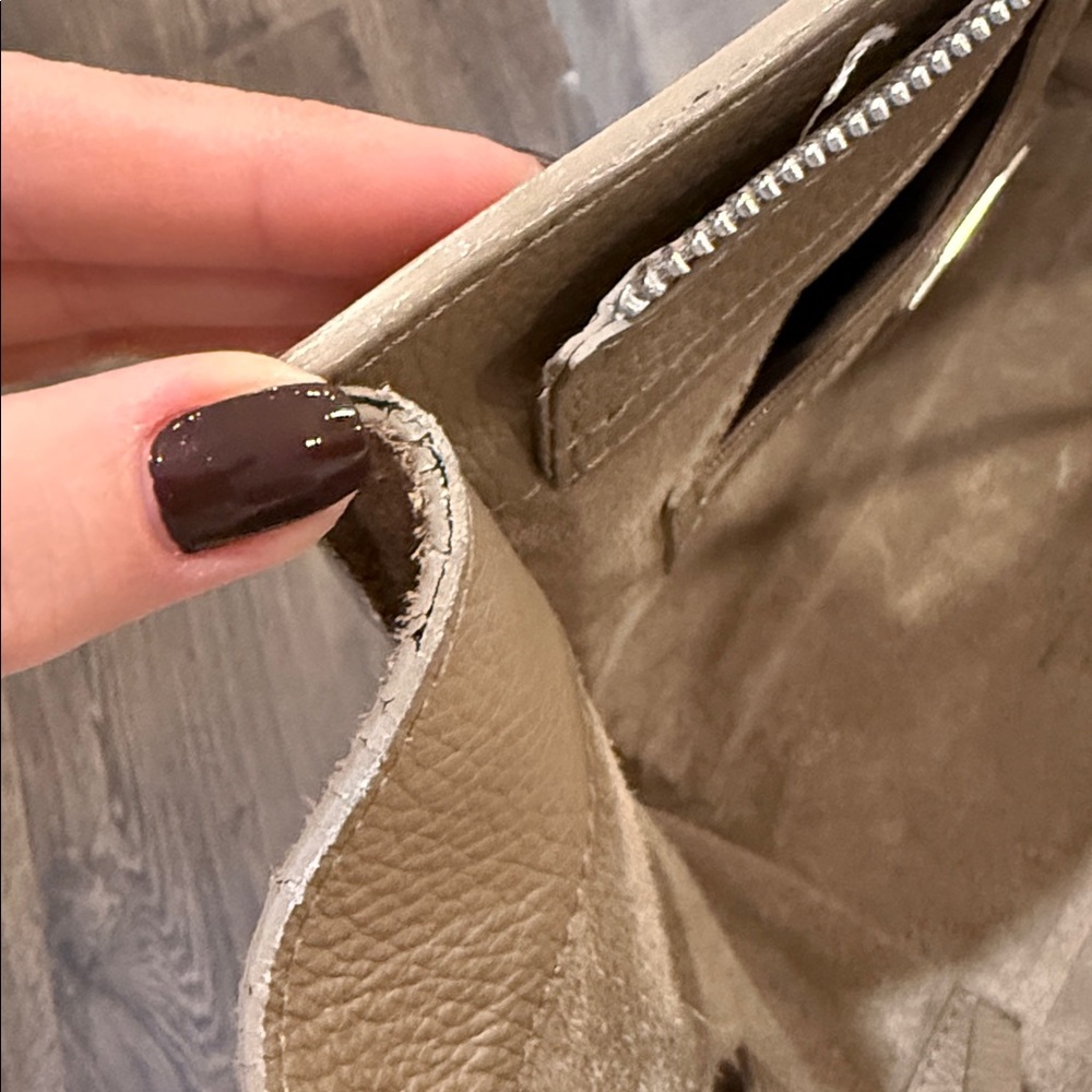 Valentino Tan Leather suede Tote - Picture 14 of 17